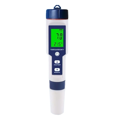 Многофункциональный тестер качества воды PureTester 5 в 1 (PH, EC, TEMP, SALT, TDS)-1